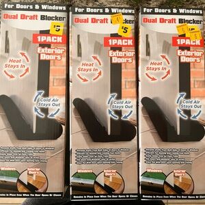 Dual Draft Blocker for Doors and Windows Set